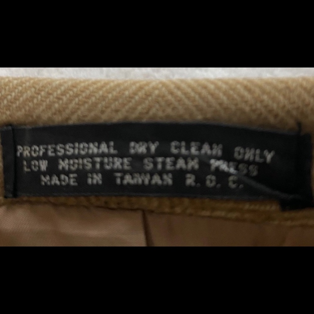 Oliver Hunt Men's Camel Hair Wool Tan Blazer Coat Unique Buttons Size 39 - Picture 6 of 8